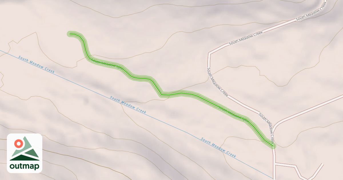 Map of South Meadow Spur