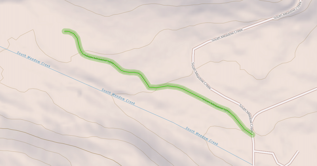 Map preview of South Meadow Spur