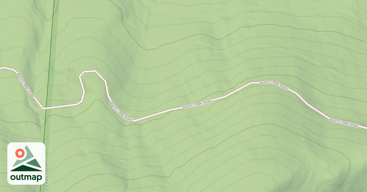 Map of BUTCH CREEK
