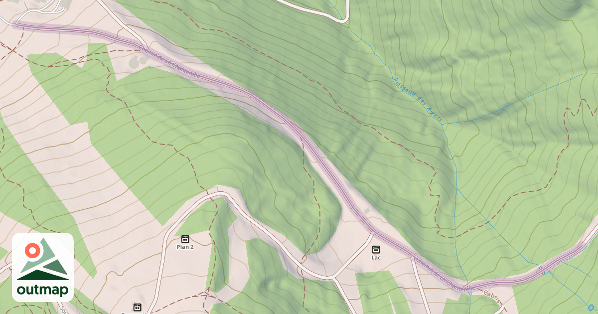 Map of Chemin de La Chanterelle