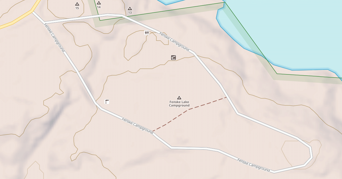 Map preview of FENSKE LAKE