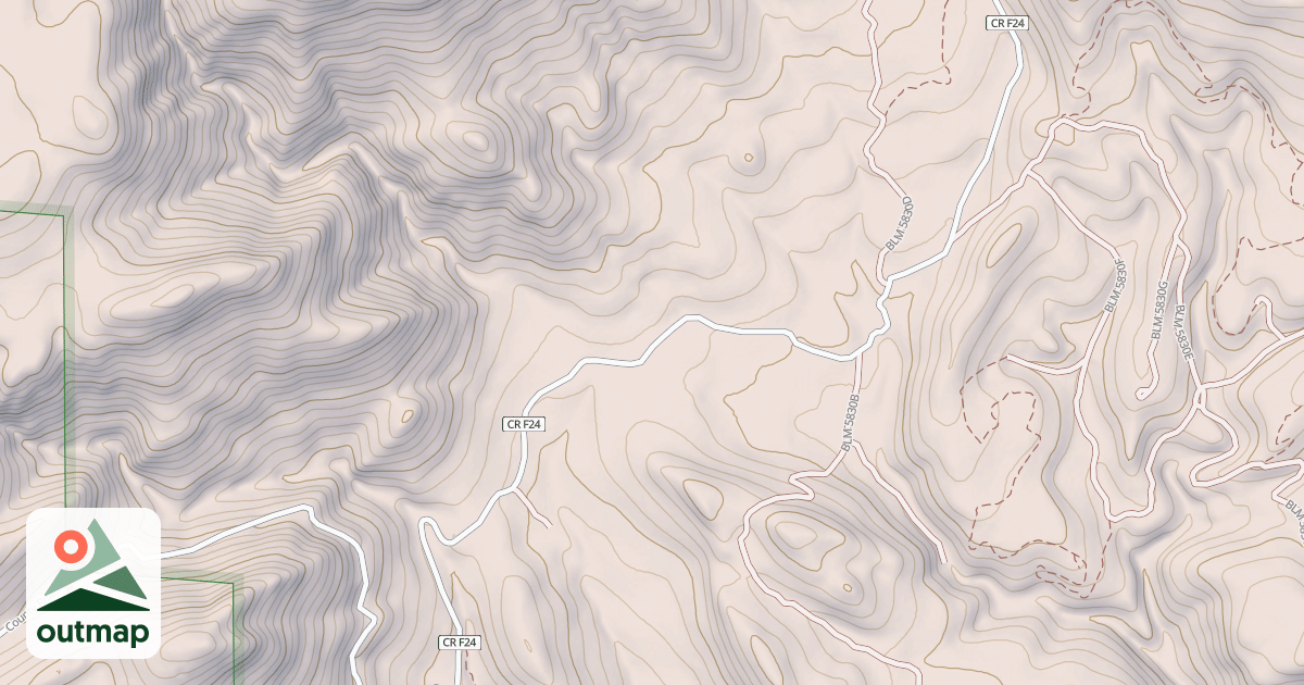 Map of Blm T5830k
