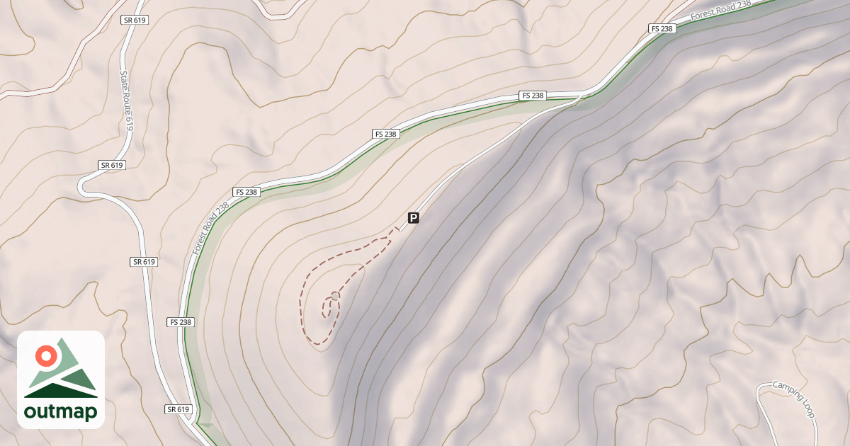 Map of EAGLE KNOB