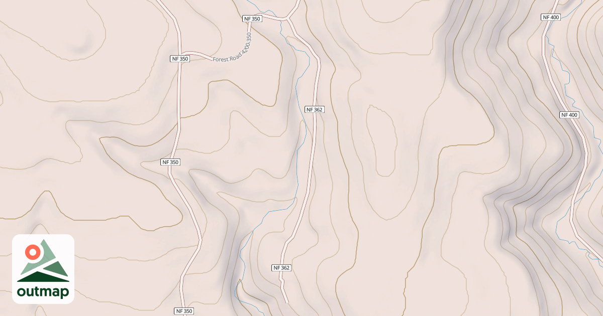 Map of USFS Motor Vehicle Use Map Roads {18F6198C-C084-41CE-AE6A-588C70DD4B4B}