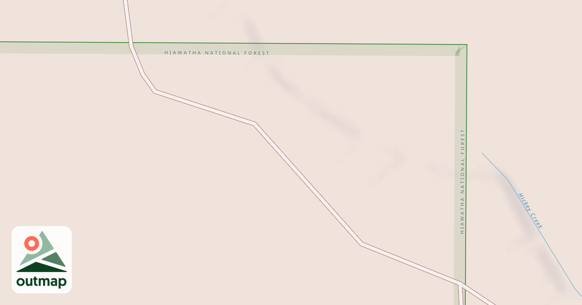 Map of HICKEY MARSH SPUR A