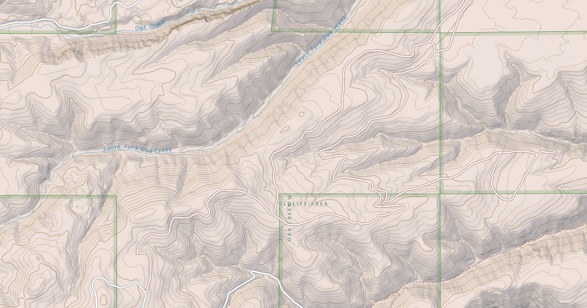 Map preview of ELK RIDGE