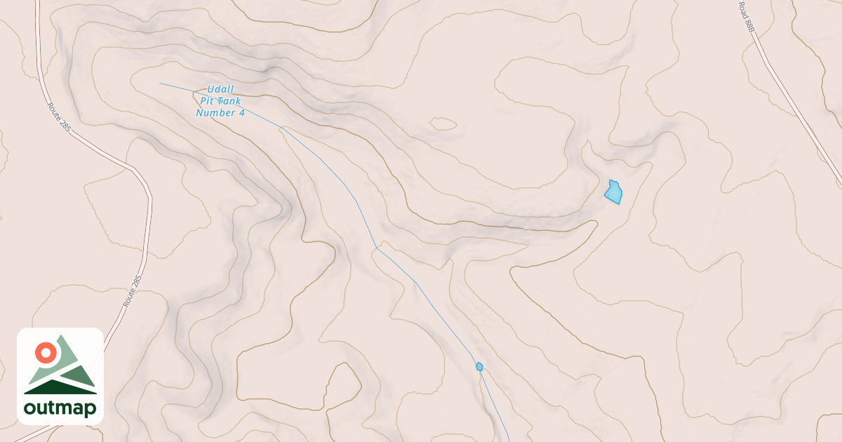 Map of COLTER TS.