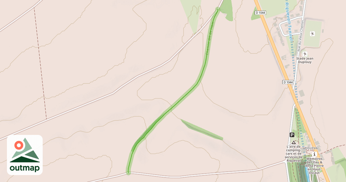 Map of Chemin dit de Ham