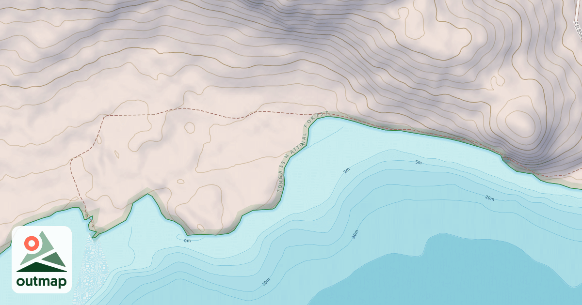 Map of 8 FATHOM CAMP