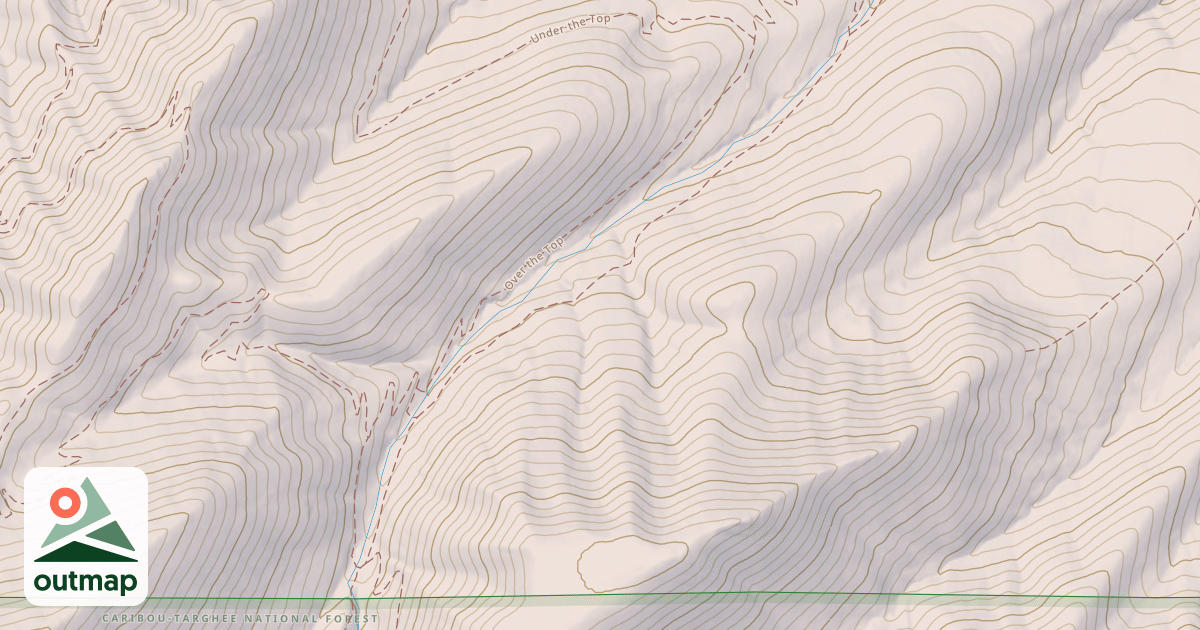 Map of Cusick Creek