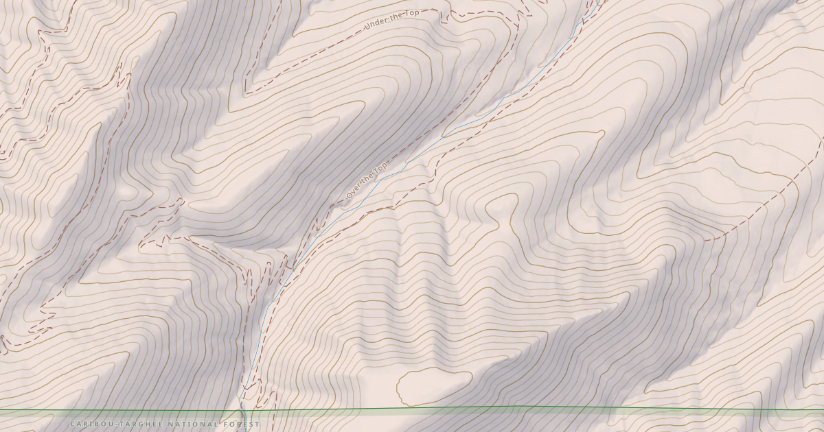 Map preview of Cusick Creek