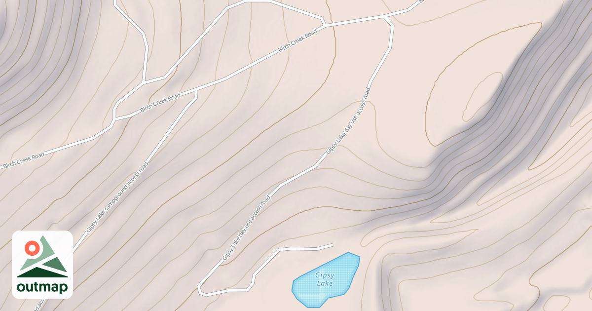 Map of GIPSY LAKE DAY USE