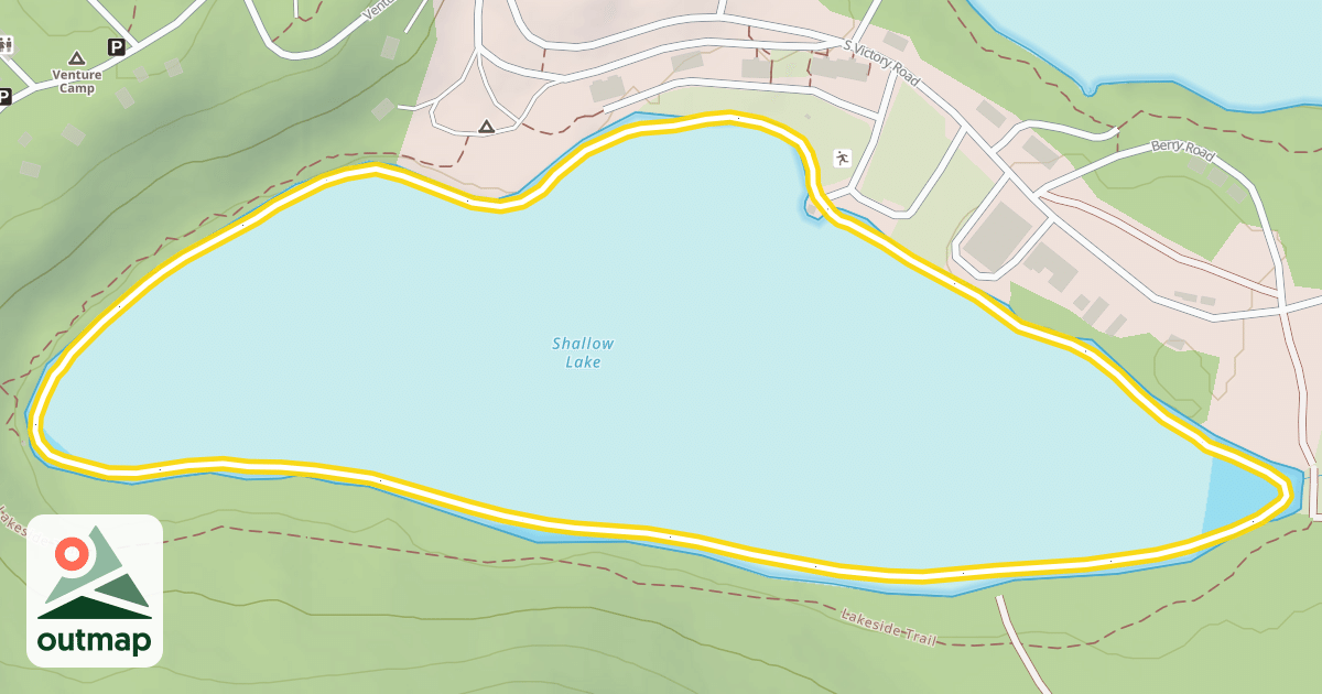 Map of Shallow Lake XC Loop