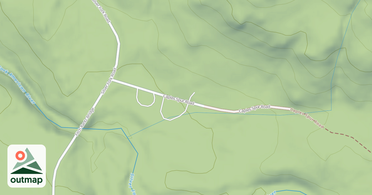 Map of CAPLES SPUR