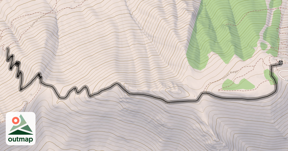 Map of Josies Ridge