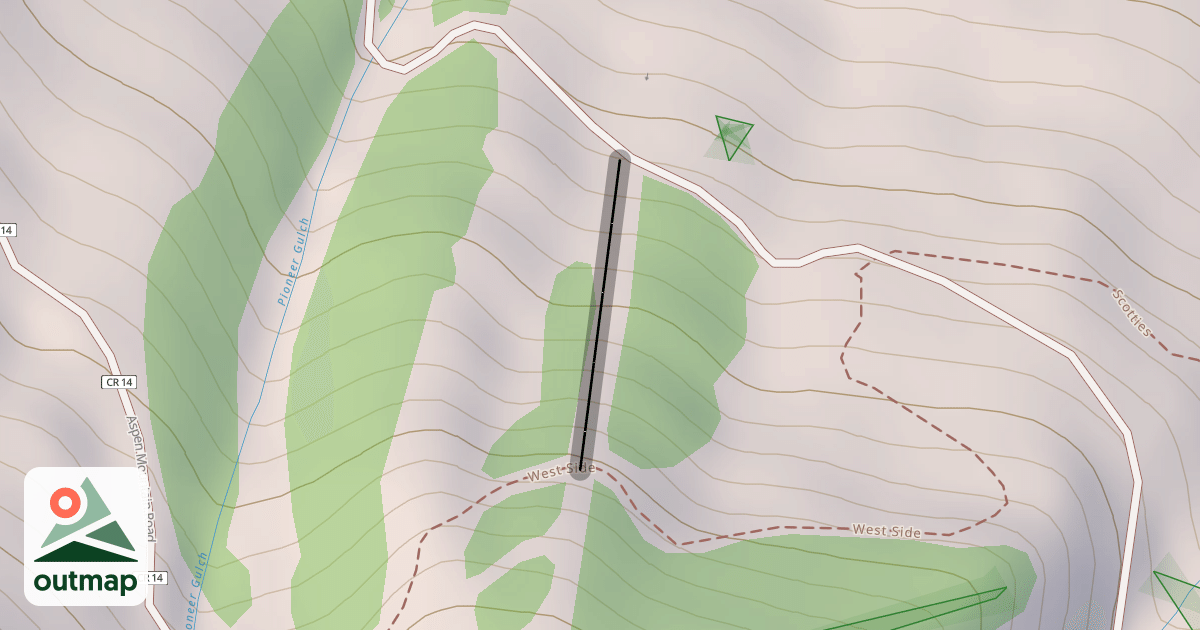 Map of 1A Lift Line