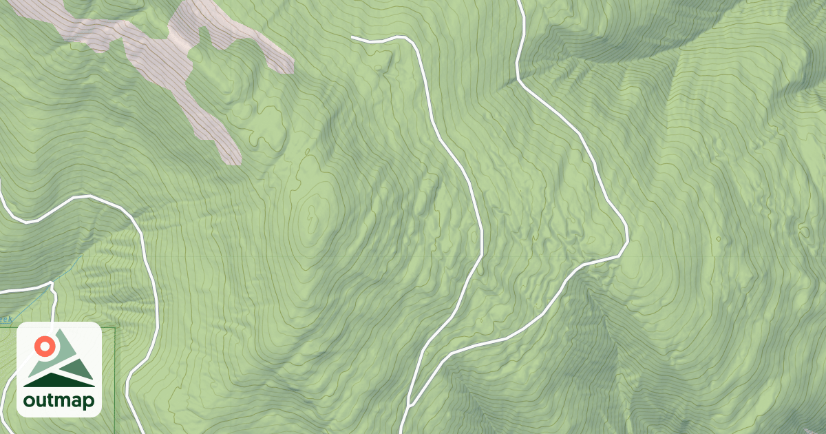 Map of MISSION MOUNTAIN E