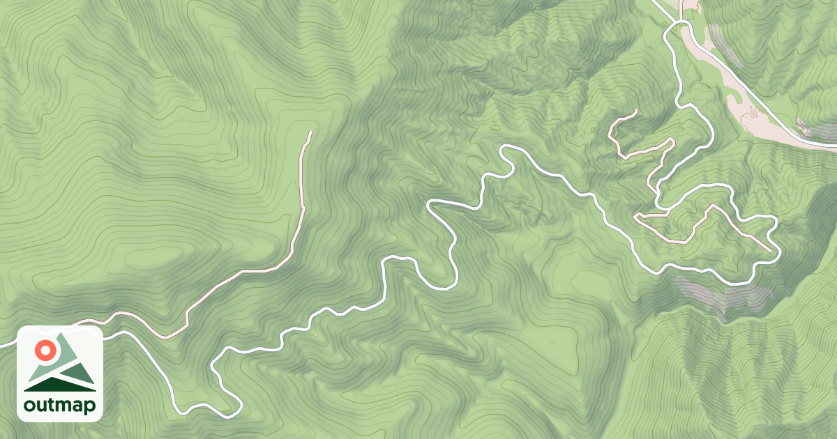 Map of 4TH JULY-COPPER CREEK