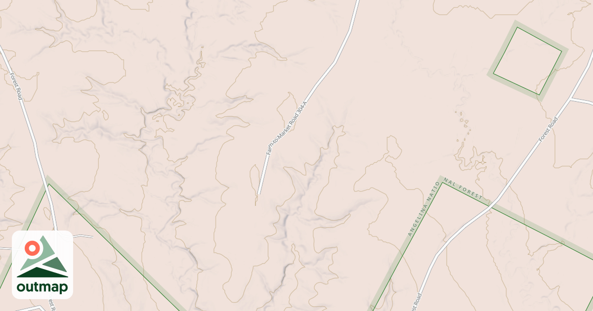 Map of LUCAS CREEK SPUR