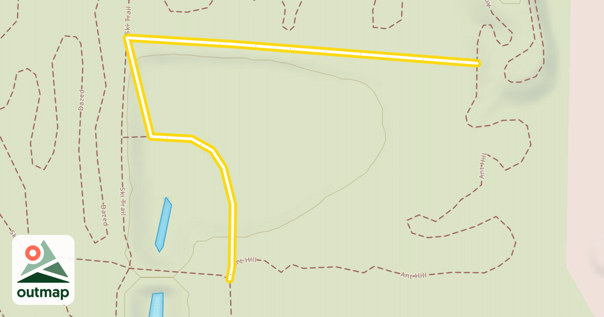 Map of Ski Trail