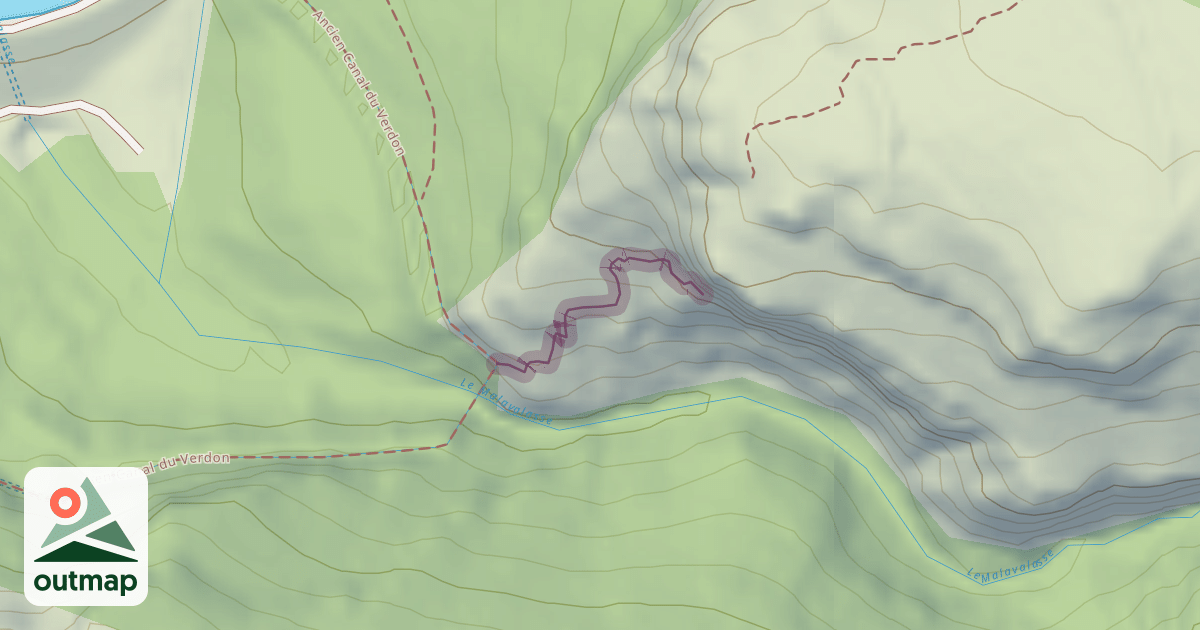 Map of Climbing Site