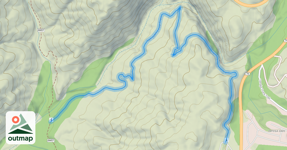 Map of San Juan Loop Trail