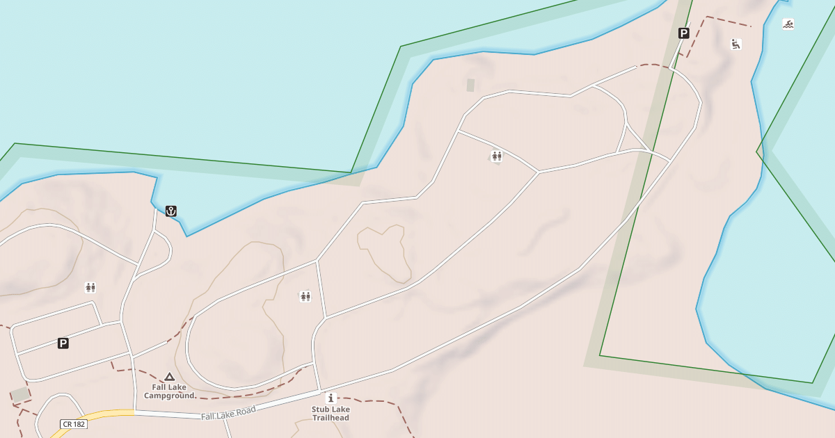 Map preview of FALL LAKE