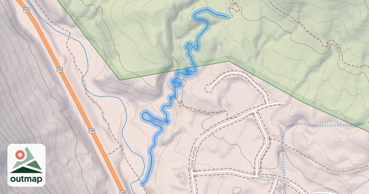 Map of Ed & Flo Trail