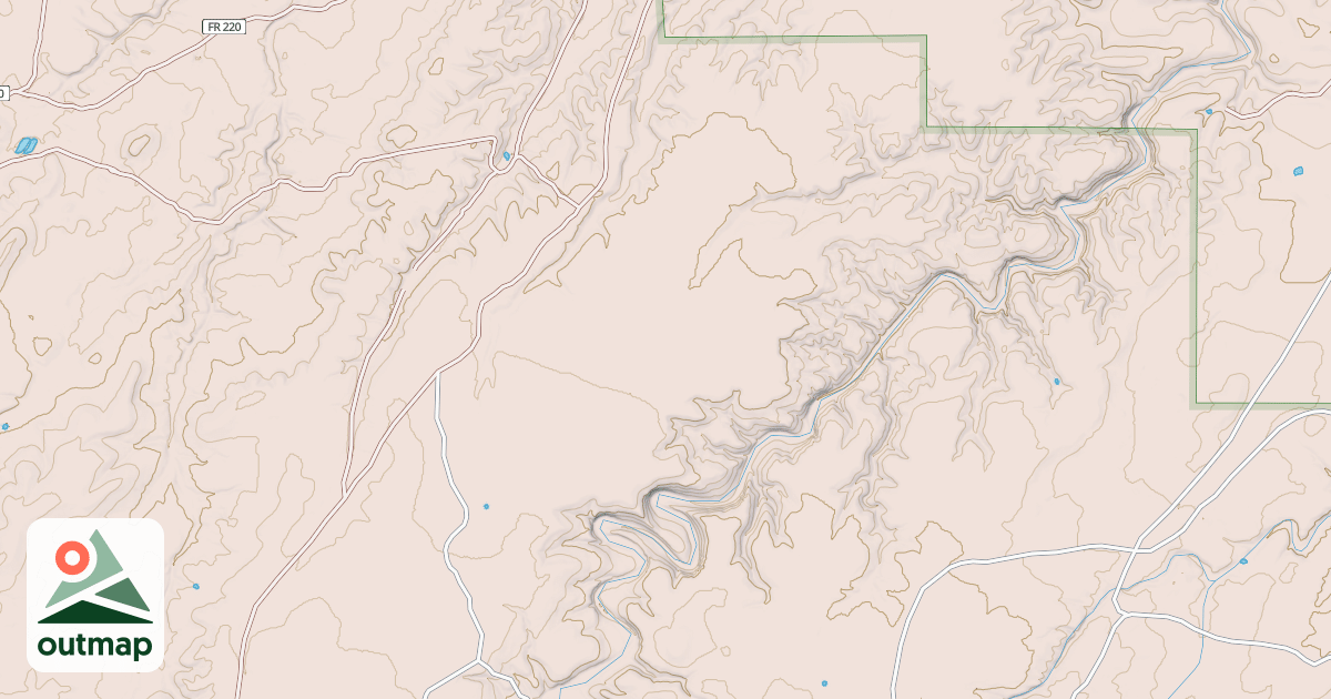 Map of USFS National Forest System Roads {CE447B64-7EC0-44C3-B9B9-8836733F2FC7}