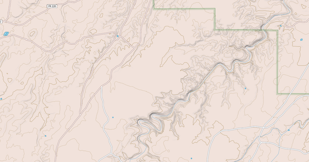 Map preview of USFS National Forest System Roads {CE447B64-7EC0-44C3-B9B9-8836733F2FC7}