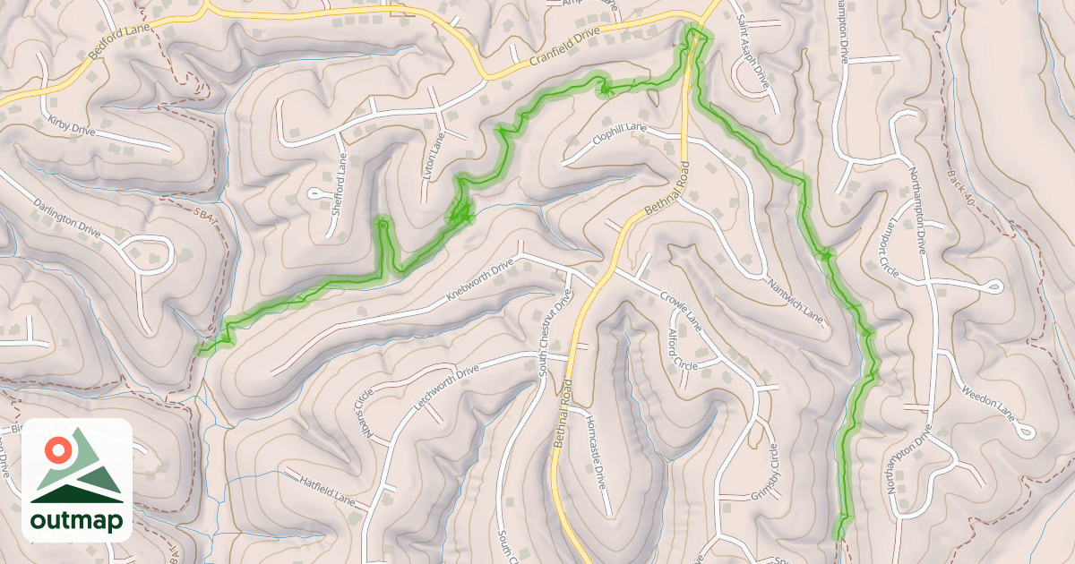 Map of Taylor Homestead
