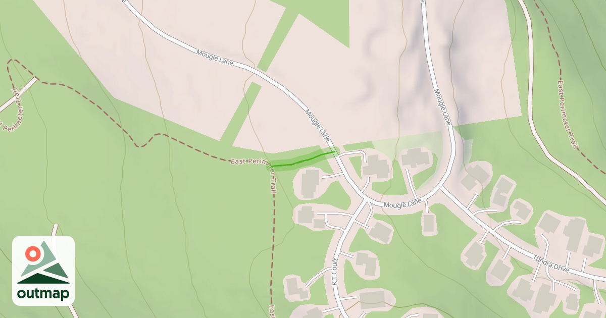 Map of East Perimeter Trail