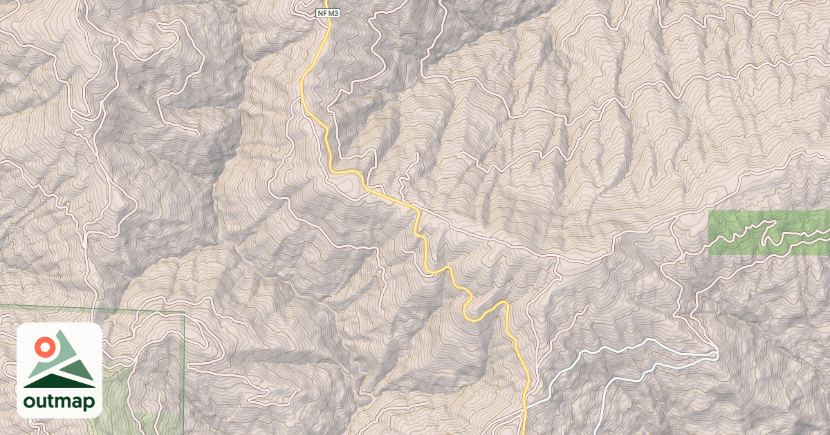 Map of GROUSE SPRINGS-BEAR CREEK