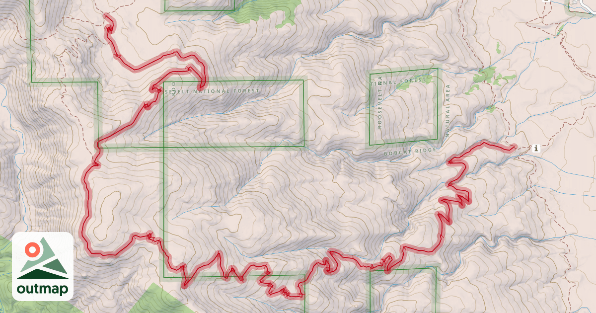 Map of Ginny Trail