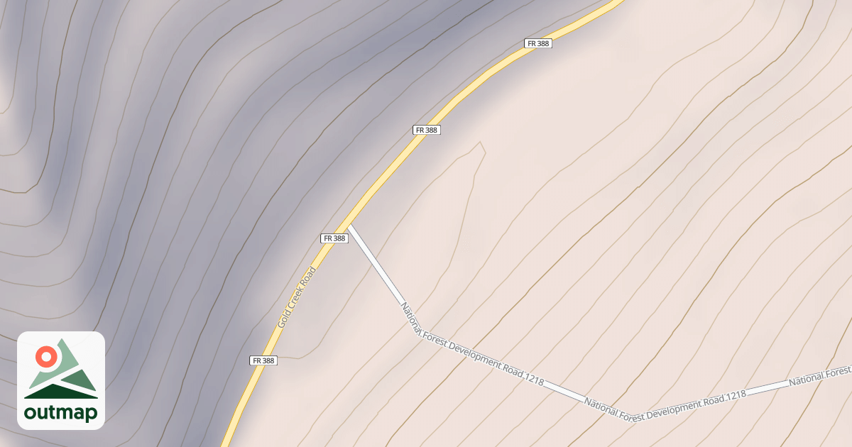 Map of BROADAXE CREEK