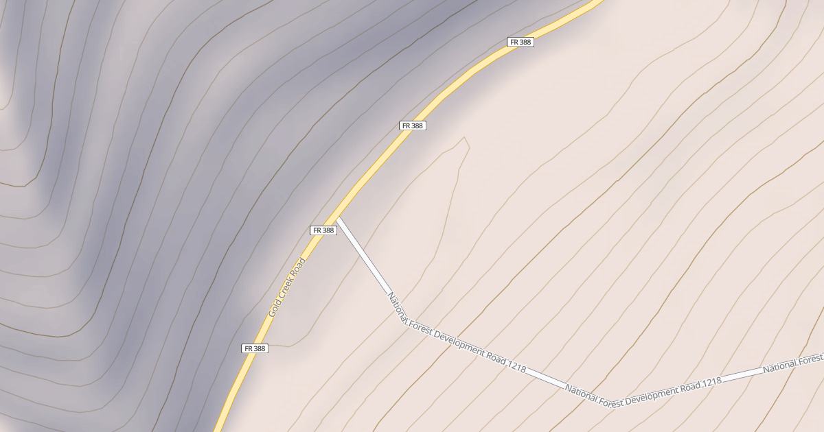 Map preview of BROADAXE CREEK
