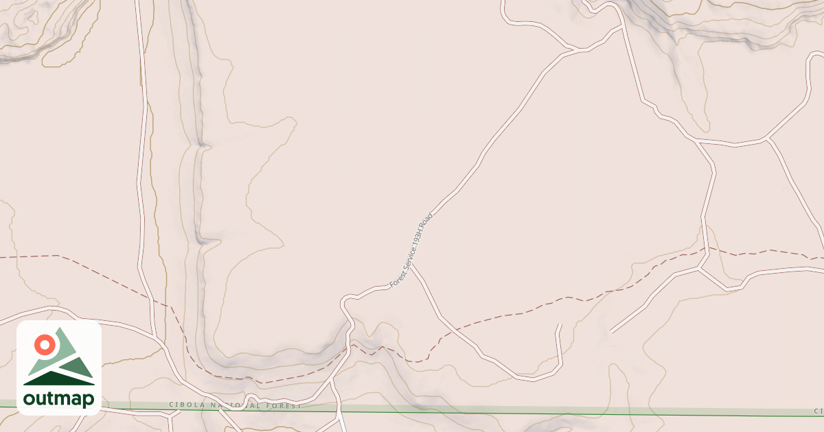 Map of USFS Motor Vehicle Use Map Roads {E3471EBA-1827-44B1-9979-7C8DEC77F3E0}
