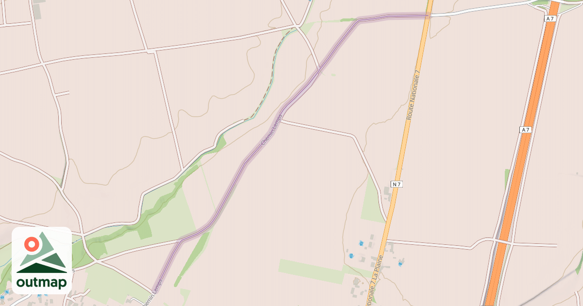 Map of Chemin Lemps