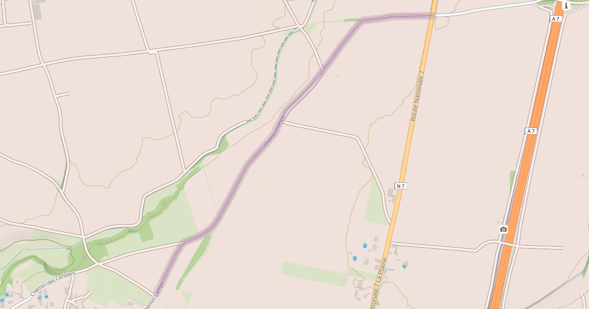 Map preview of Chemin Lemps