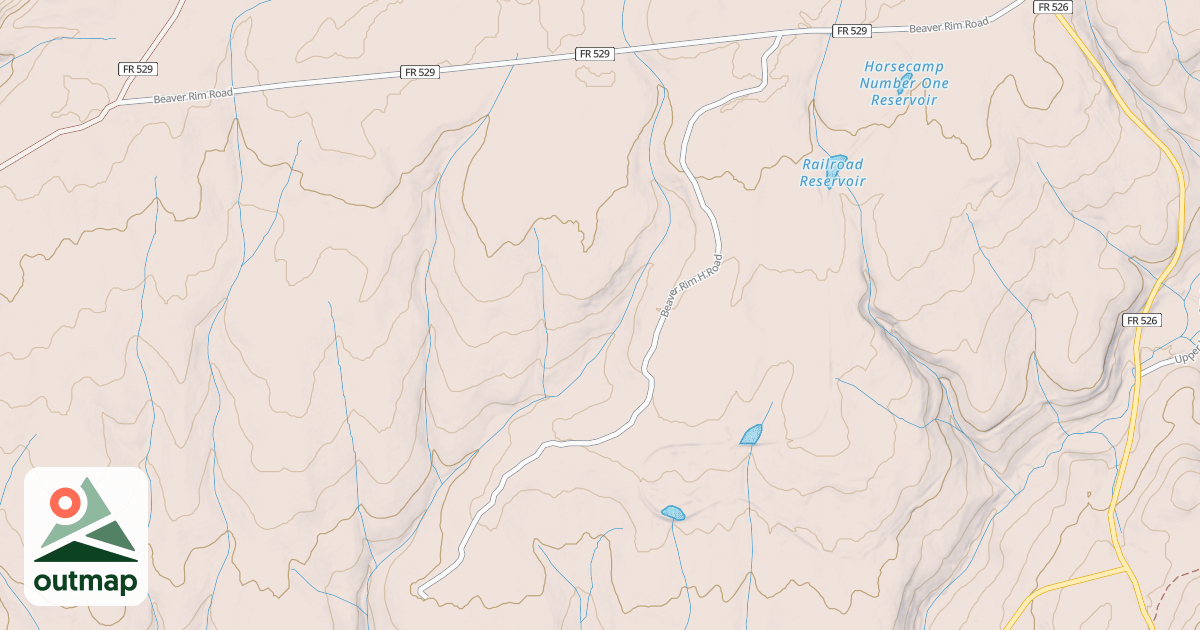 Map of BEAVER RIM H