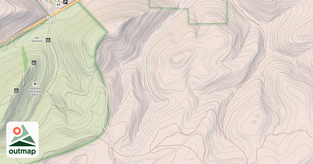 Map of Susquehannock State Forest Snowmobile Trails