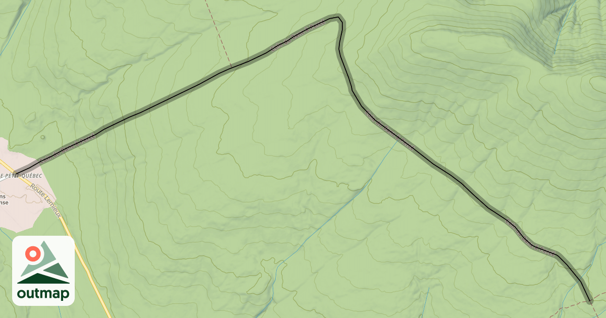 Map of Coin du Banc à Percé