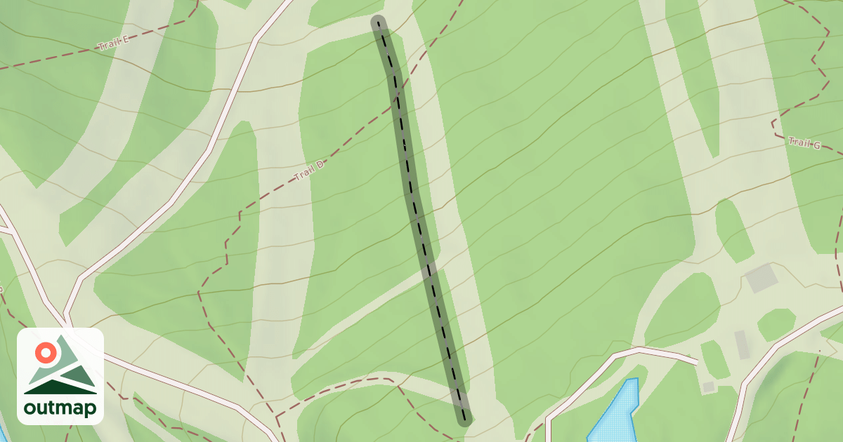 Map of Upper Liftline