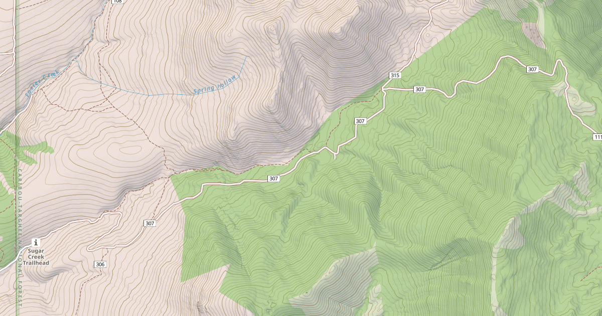 Map preview of SUGAR CREEK
