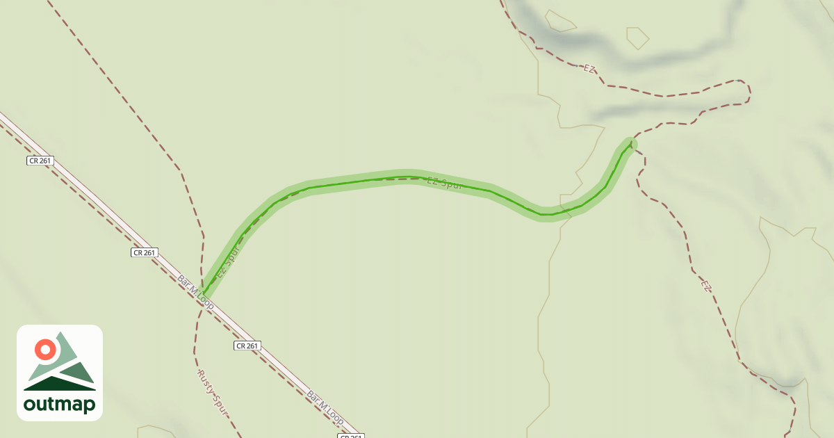Map of EZ Spur