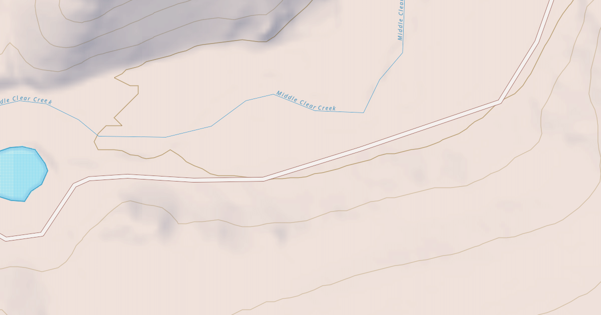 Map preview of MIDDLE FORK CLEAR CREEK CABINS