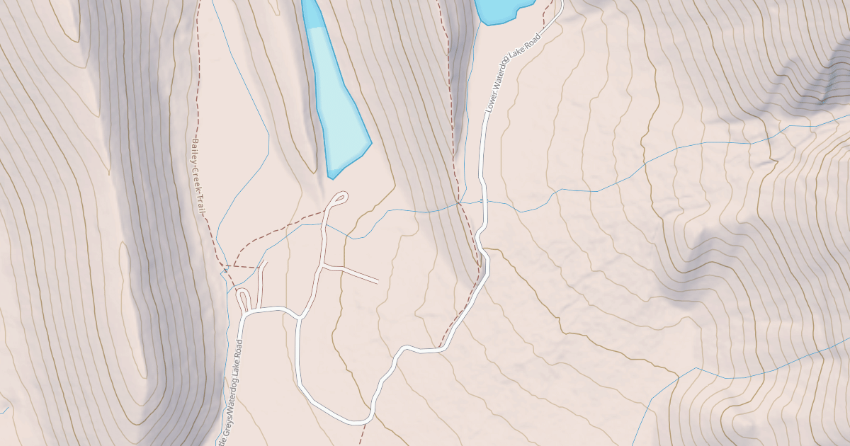 Map preview of LOWER WATERDOG LAKE