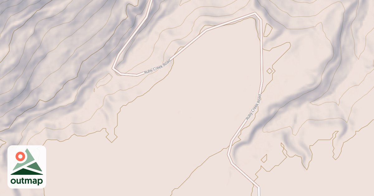 Map of RUBY CREEK
