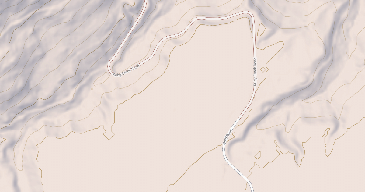 Map preview of RUBY CREEK