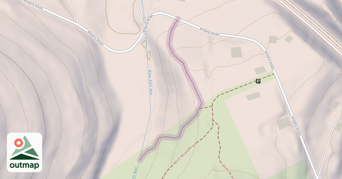 Map of Sarsaparilla Trail